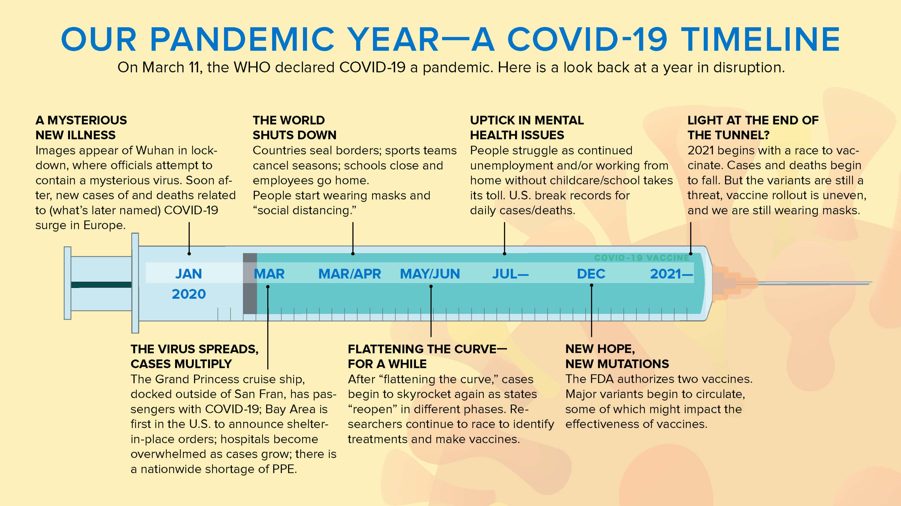 Our Pandemic Year - A COVID-19 Timeline